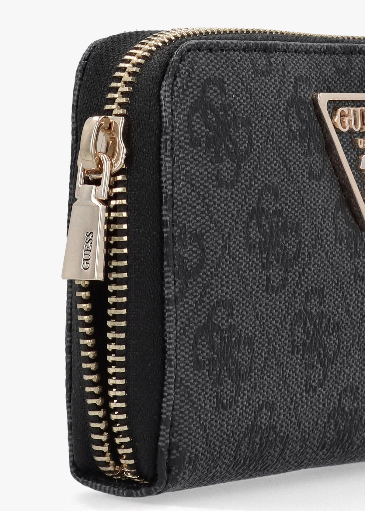 Zamira Medium Coal Logo Zip Around Wallet