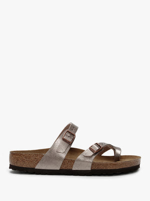 Mayari Graceful Taupe Birko-Flor Thong Sandals