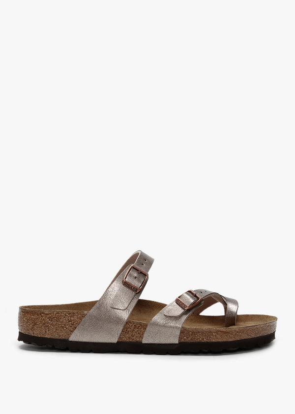 Mayari Graceful Taupe Birko-Flor Thong Sandals