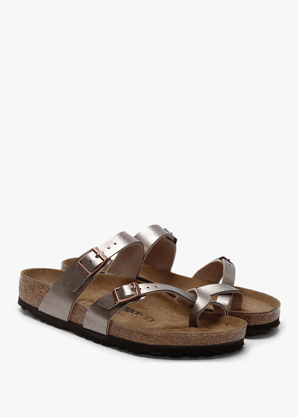 Mayari Graceful Taupe Birko-Flor Thong Sandals