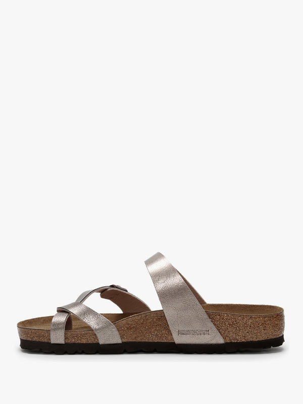 Mayari Graceful Taupe Birko-Flor Thong Sandals