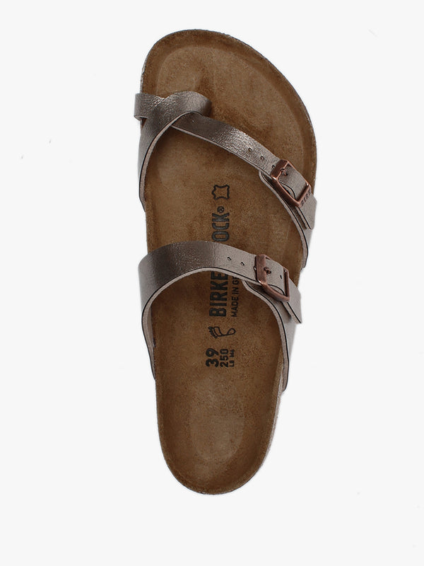 Mayari Graceful Taupe Birko-Flor Thong Sandals