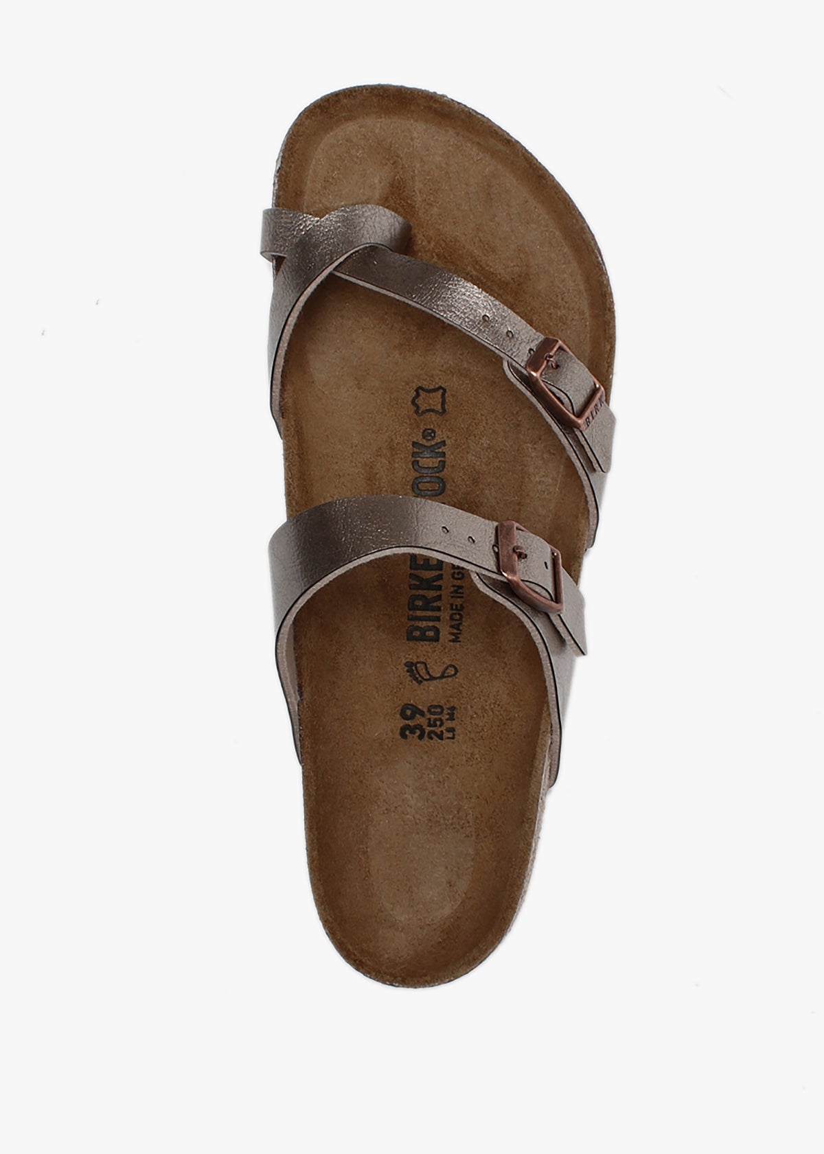 Mayari Graceful Taupe Birko-Flor Thong Sandals