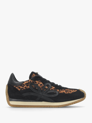 Movie Leopard Suede & Leather Runner Trainers