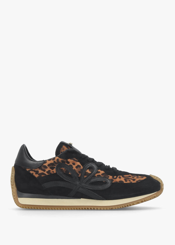 Movie Leopard Suede & Leather Runner Trainers