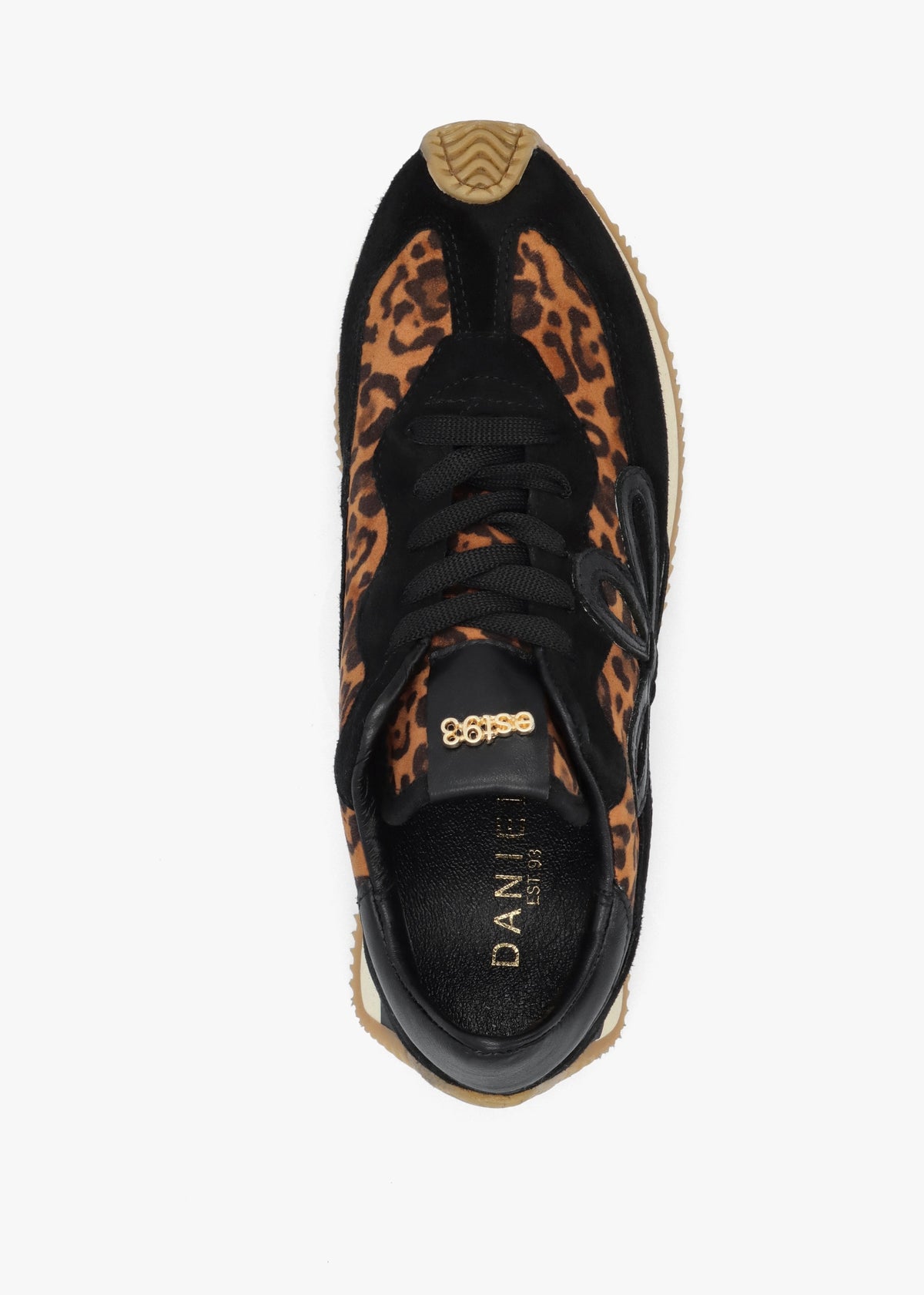 Movie Leopard Suede & Leather Runner Trainers