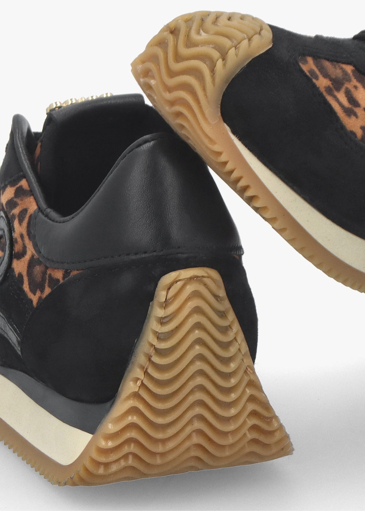 Movie Leopard Suede & Leather Runner Trainers