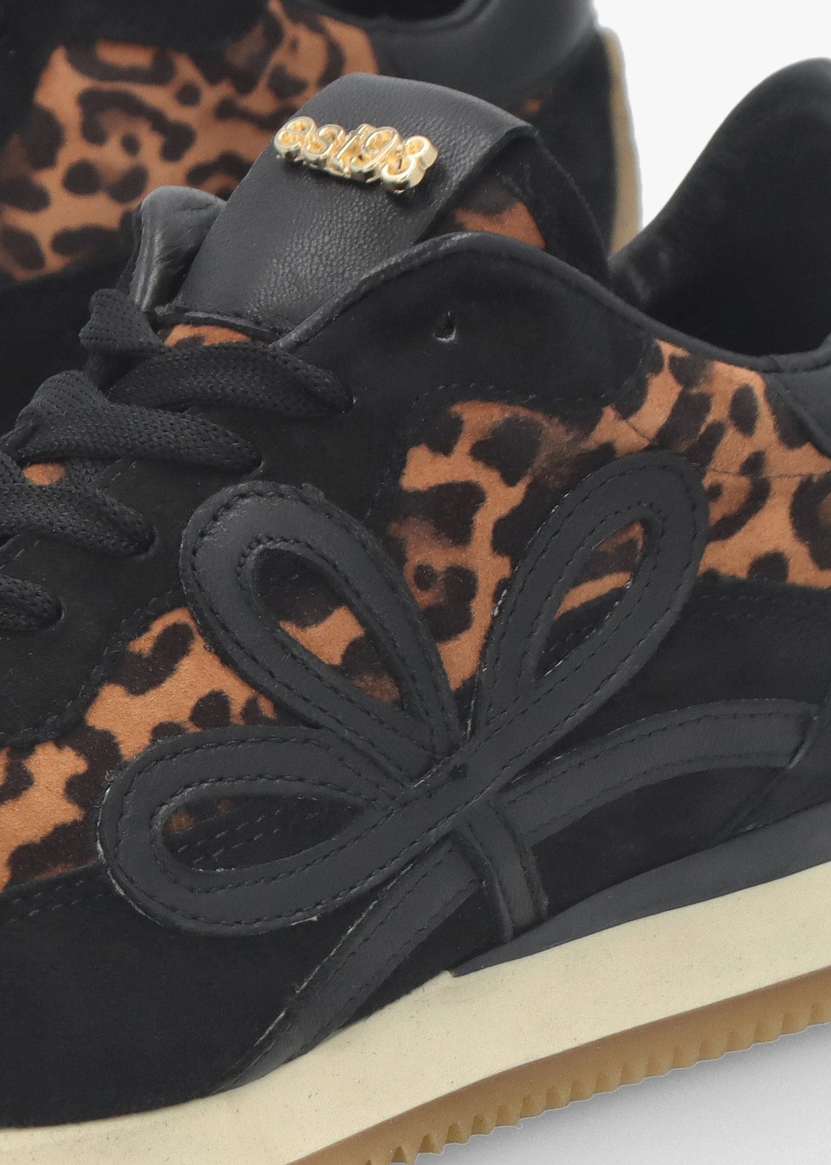 Movie Leopard Suede & Leather Runner Trainers