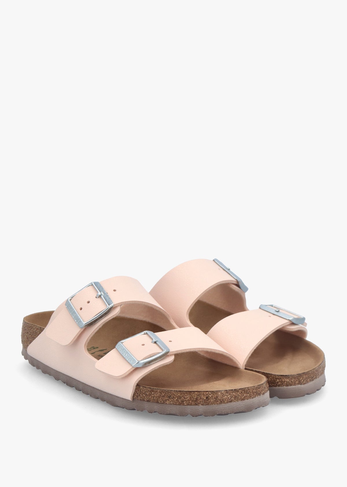Arizona Vegan Light Rose Birko-Flor Two Bar Mules