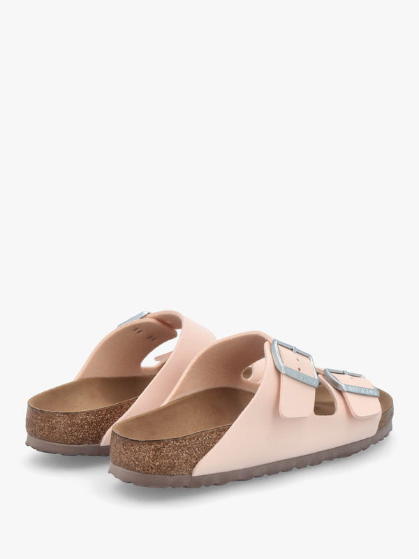 Arizona Vegan Light Rose Birko-Flor Two Bar Mules