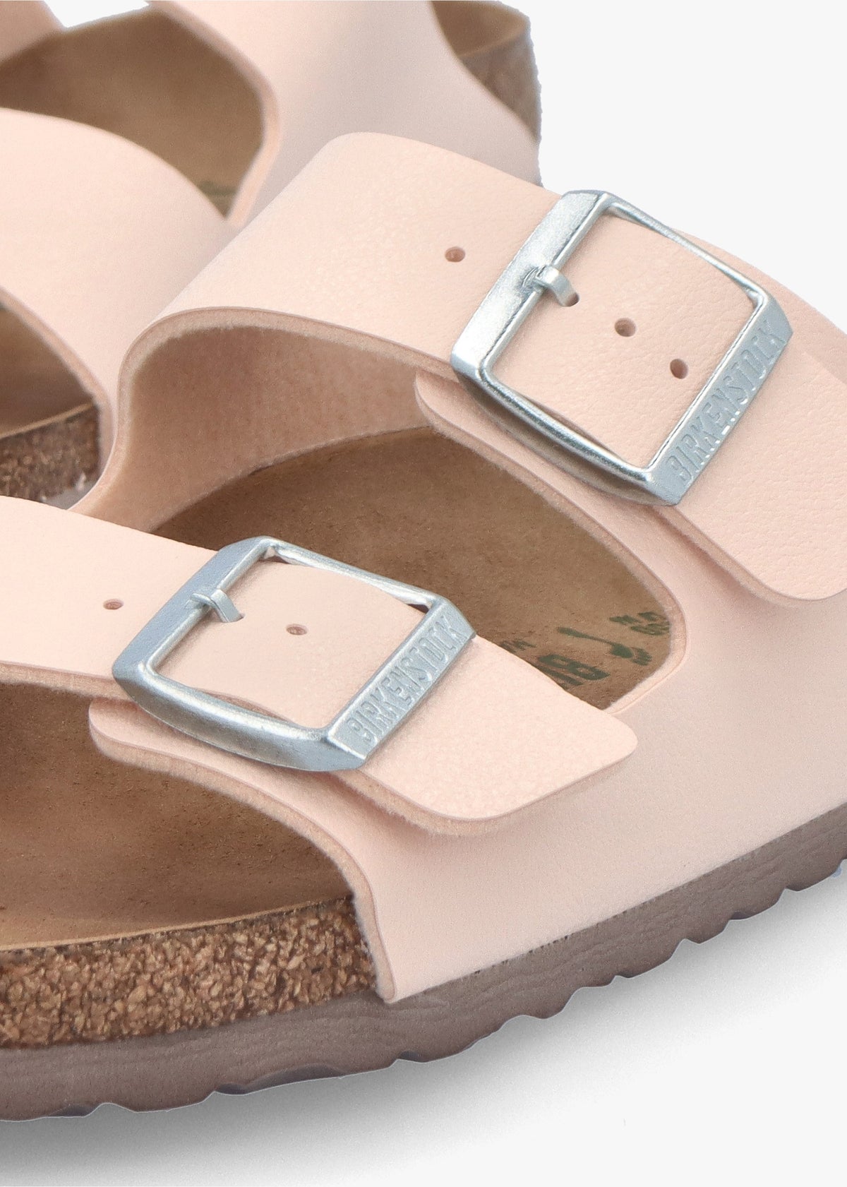 Arizona Vegan Light Rose Birko-Flor Two Bar Mules