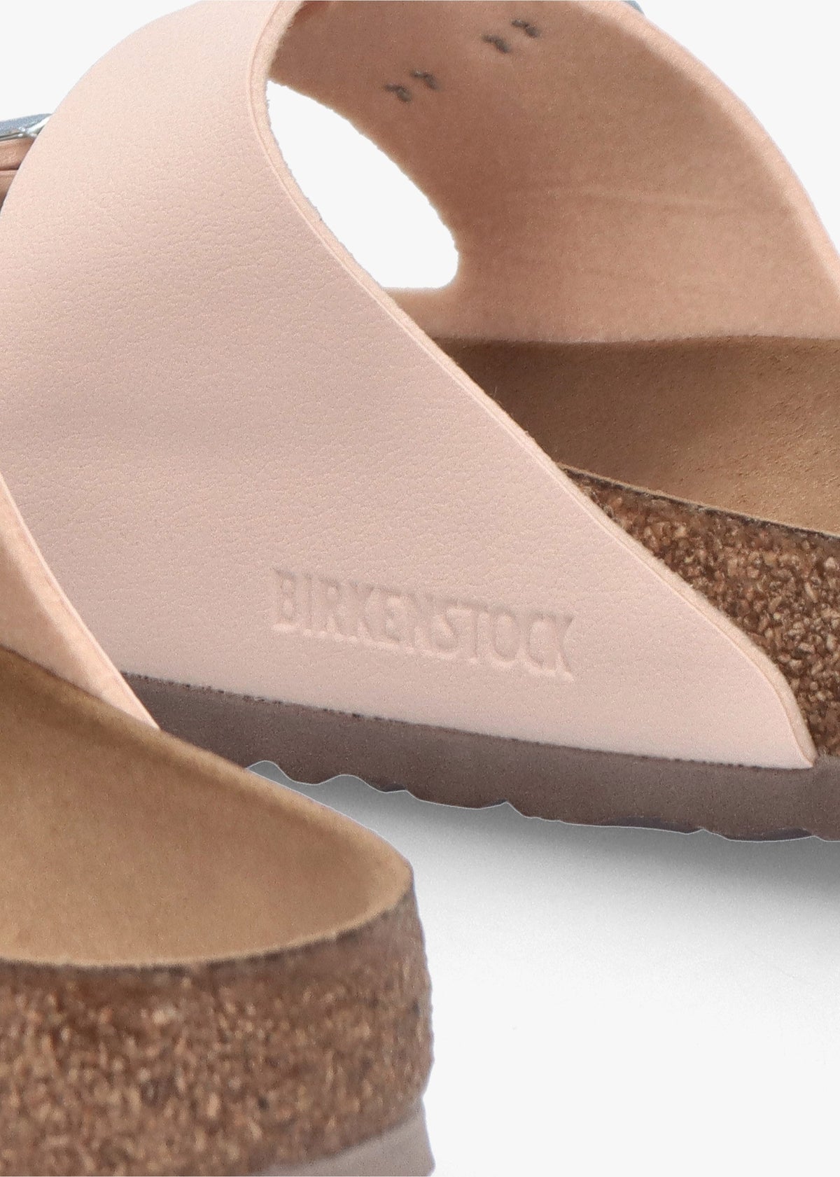 Arizona Vegan Light Rose Birko-Flor Two Bar Mules