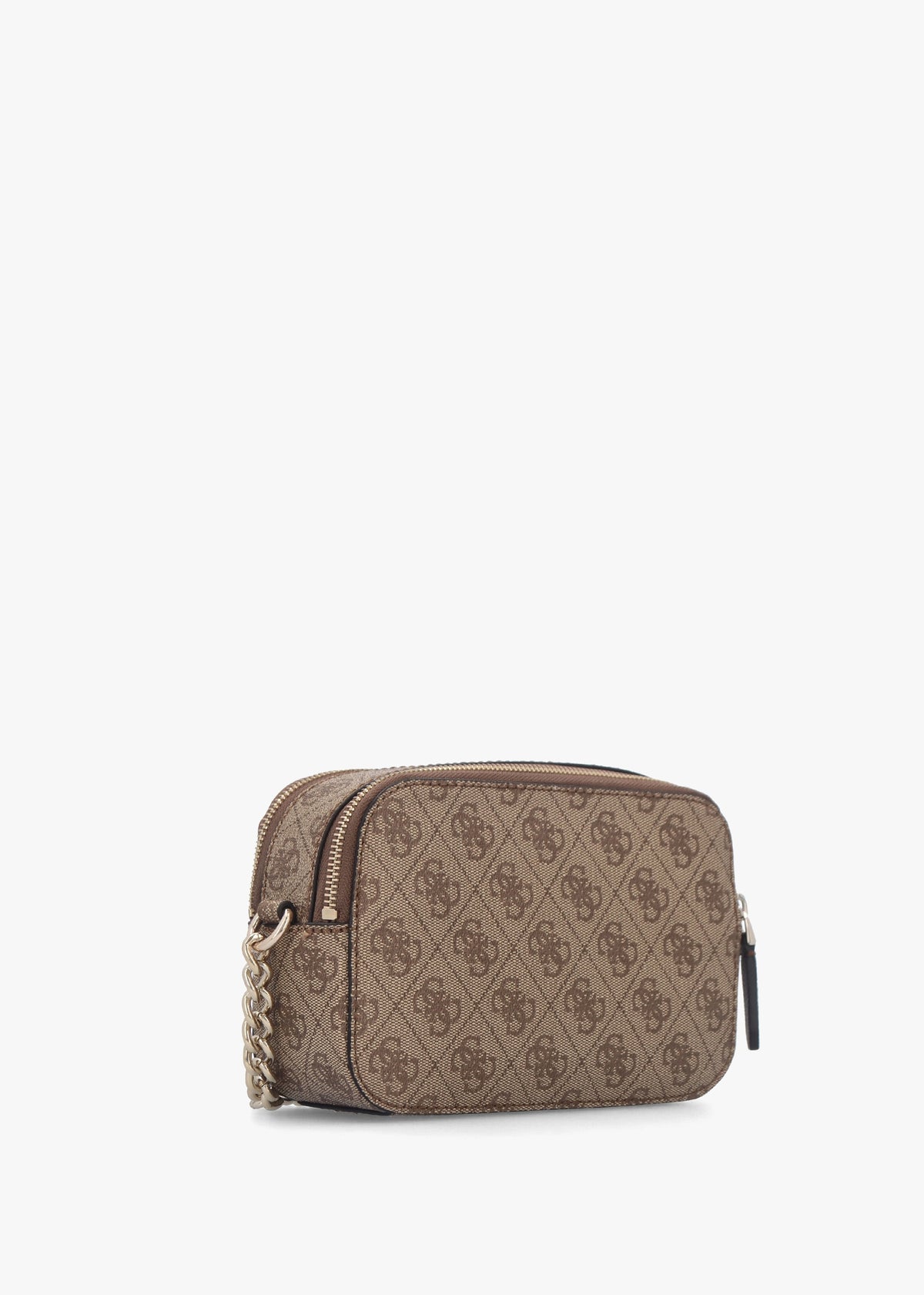 Noelle Latte Logo Cross-Body Bag