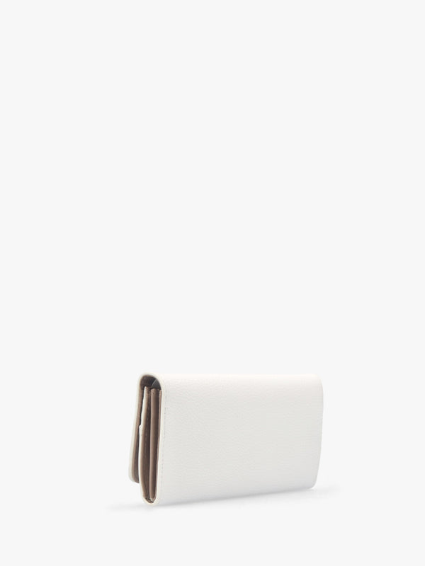 Alexia Bianco Cuoio Trifold Wallet