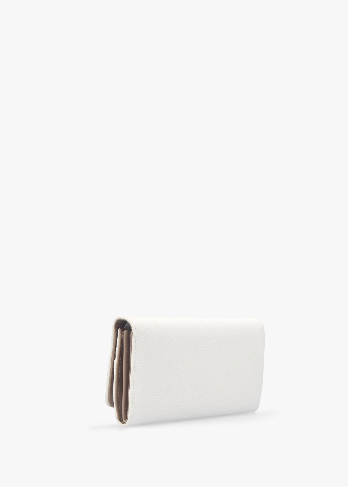 Alexia Bianco Cuoio Trifold Wallet
