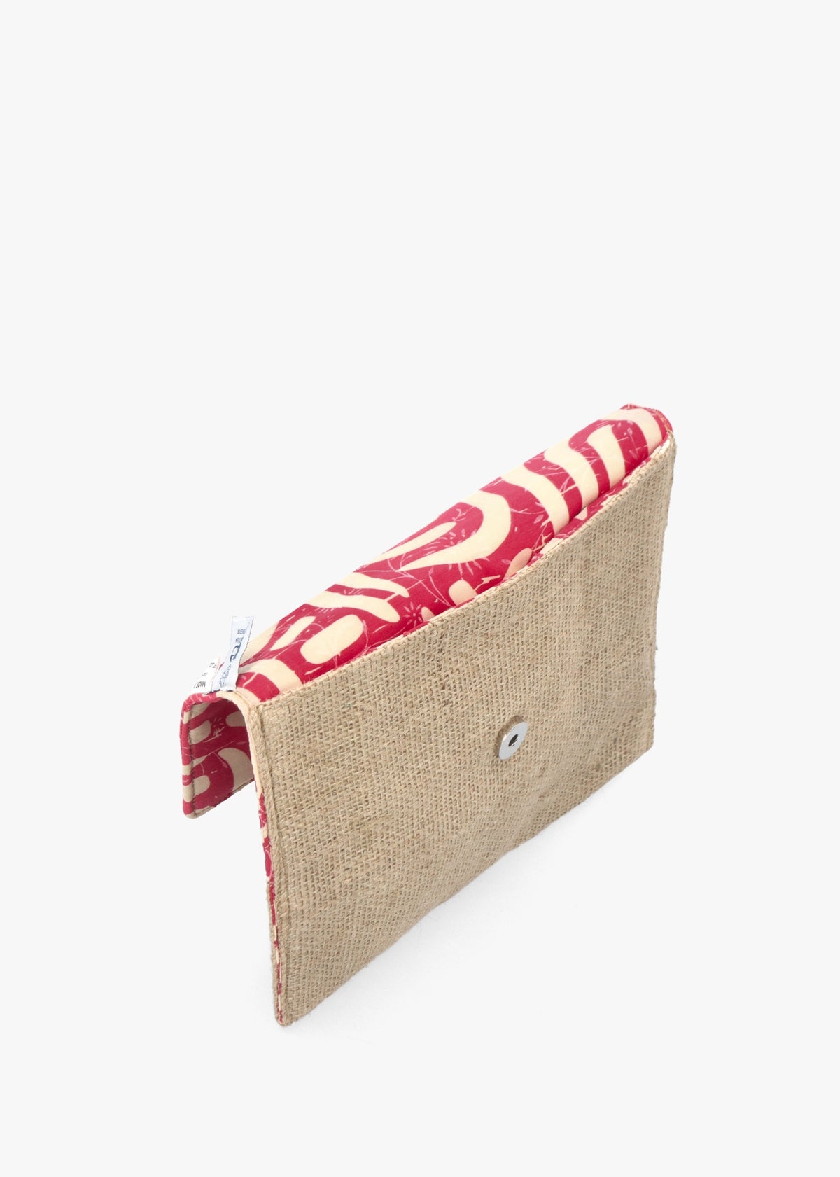 Multicoloured Pink Envelope Clutch Bag