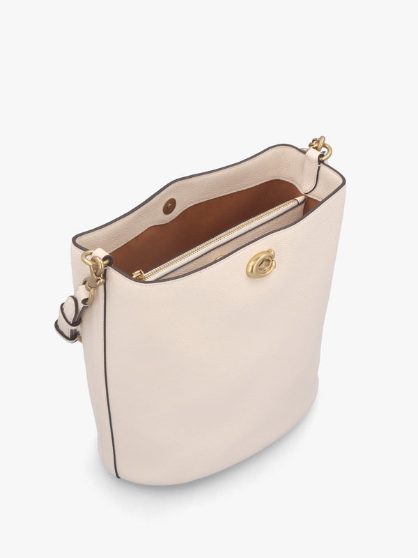 Willow Soft Chalk Bucket Bag