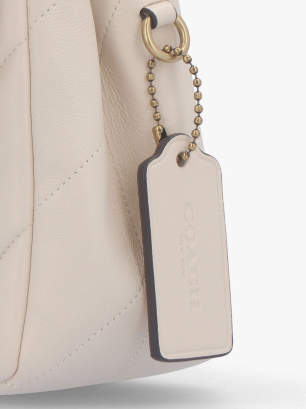 Tabby Quilted 26 Chalk Leather Shoulder Bag