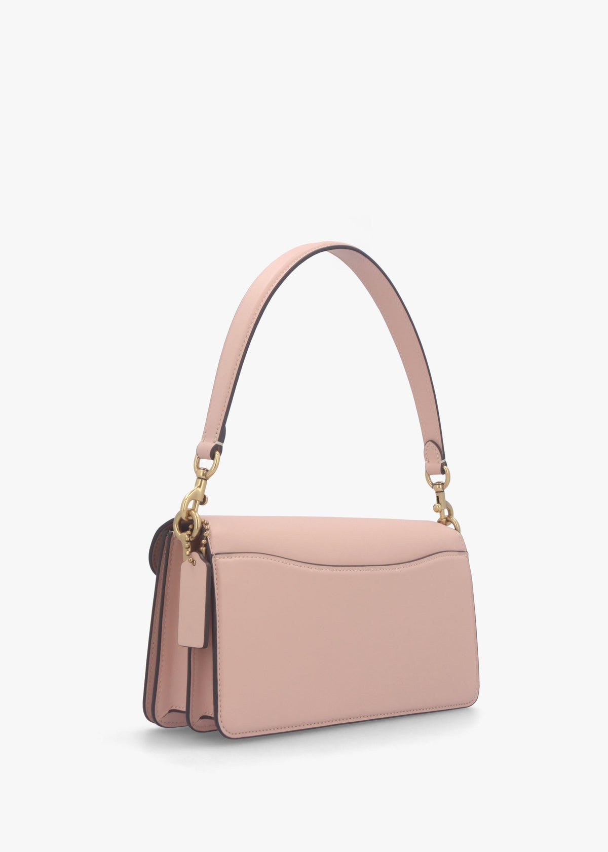 Tabby 26 Hammered Cream Nude Leather Shoulder Bag