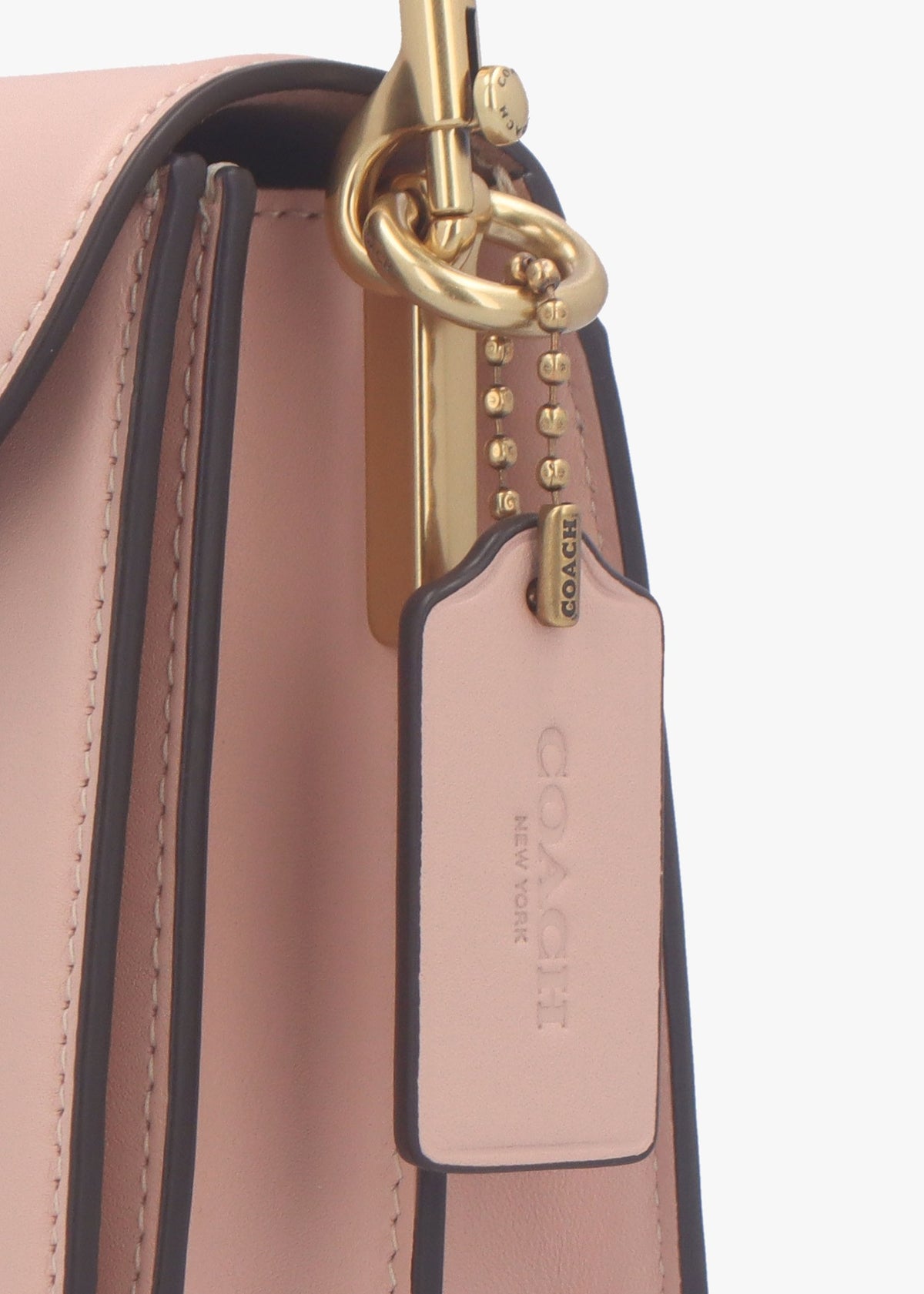 Tabby 26 Hammered Cream Nude Leather Shoulder Bag