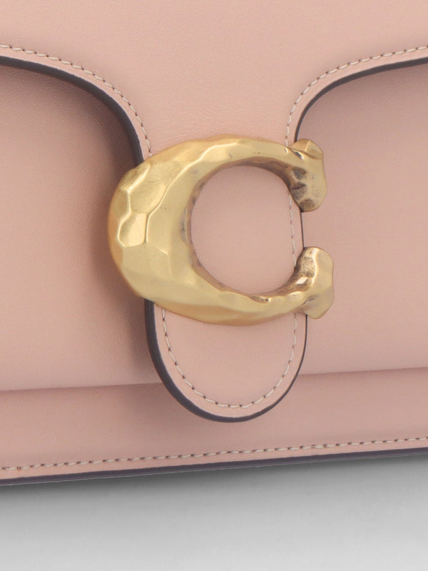 Tabby 26 Hammered Cream Nude Leather Shoulder Bag