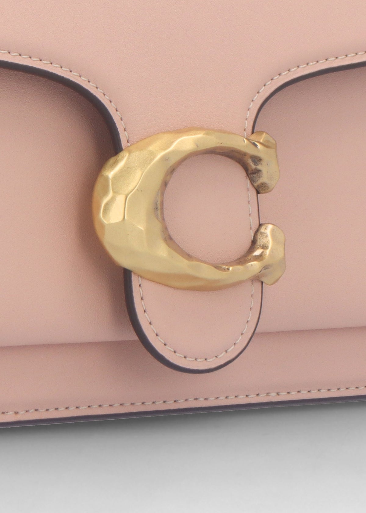 Tabby 26 Hammered Cream Nude Leather Shoulder Bag
