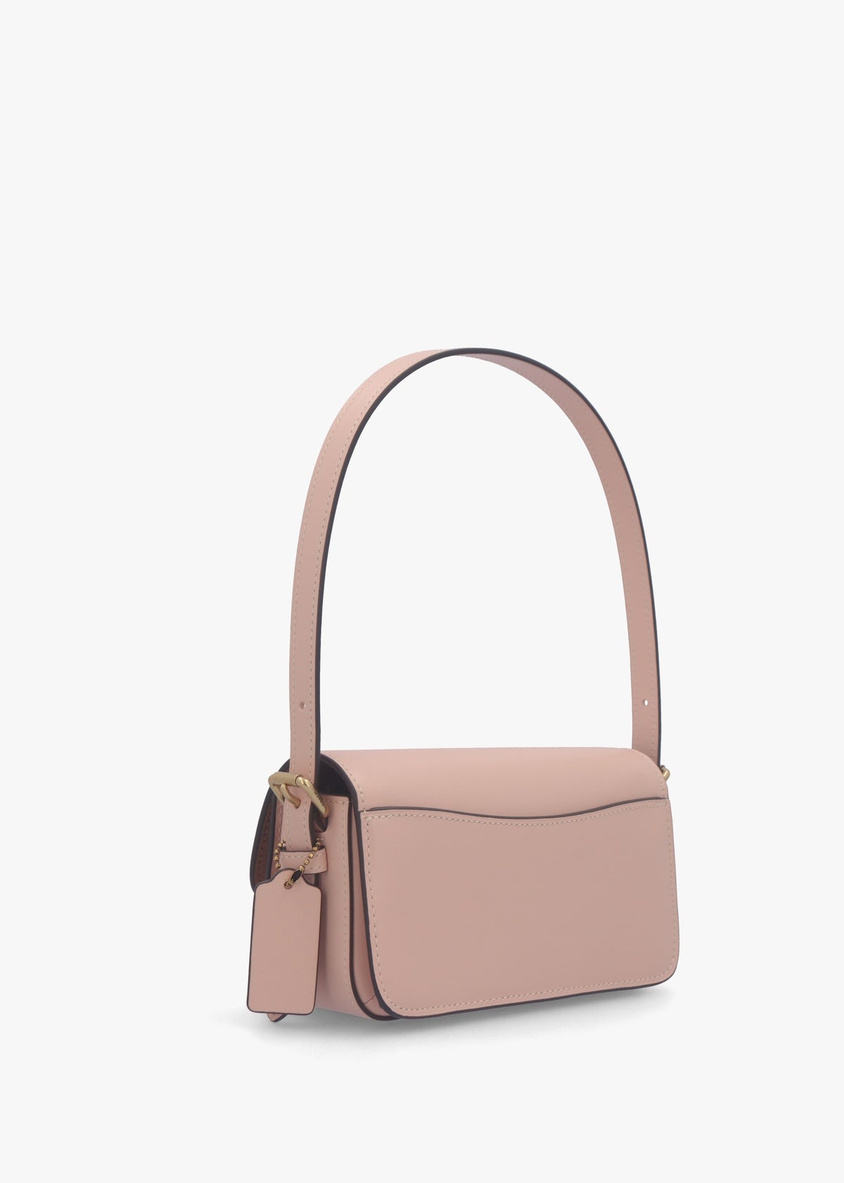 Zoe Cream Nude Leather Shoulder Bag