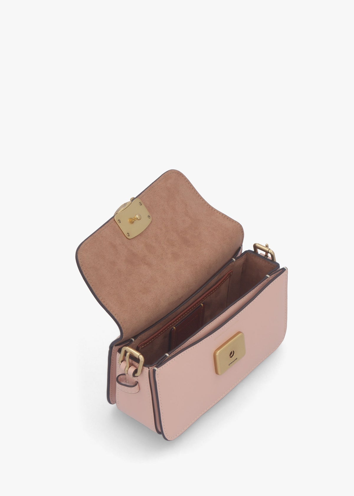 Zoe Cream Nude Leather Shoulder Bag