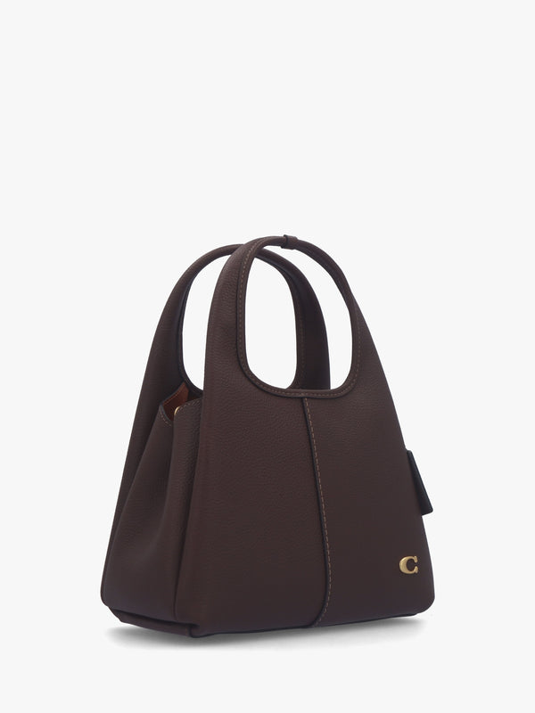 Lana 23 Brass Maple Leather Shoulder Bag