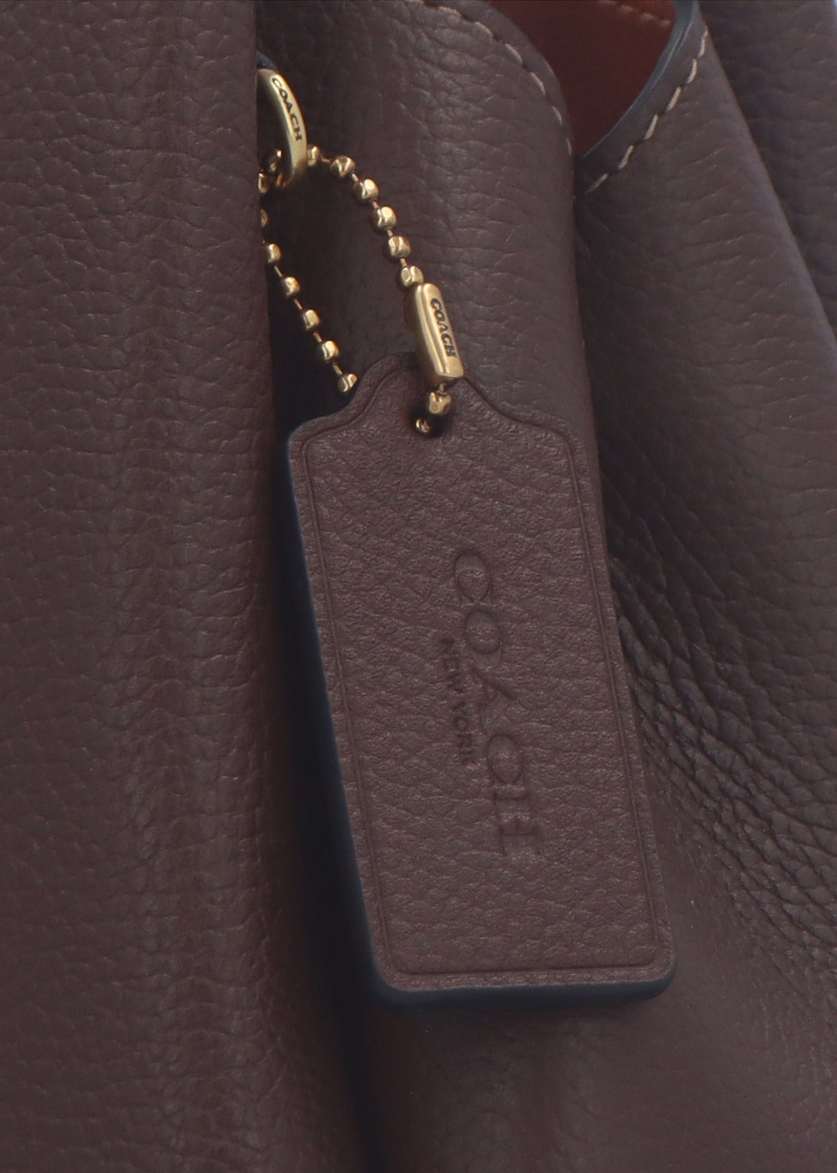 Lana 23 Brass Maple Leather Shoulder Bag