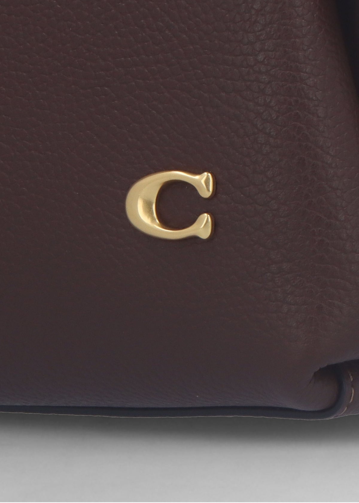 Lana 23 Brass Maple Leather Shoulder Bag