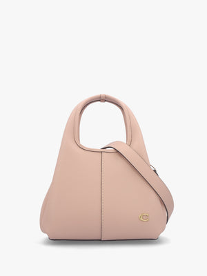 Lana 23 Cream Nude Leather Shoulder Bag