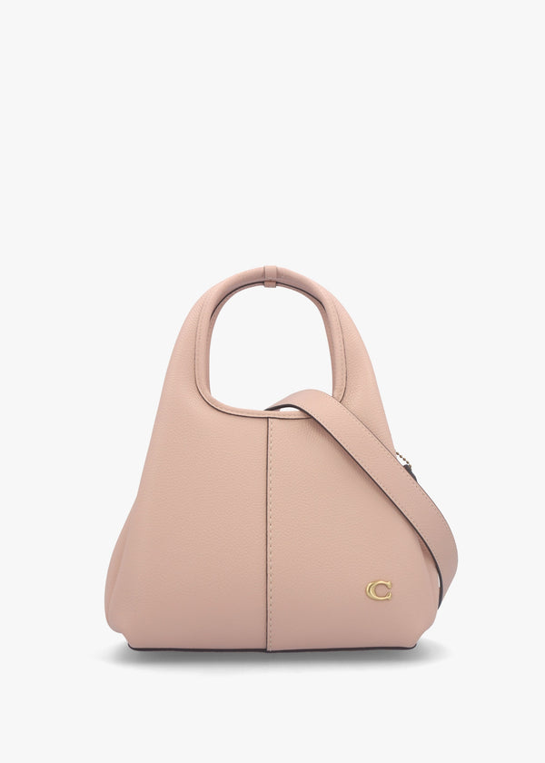 Lana 23 Cream Nude Leather Shoulder Bag