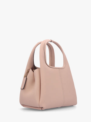 Lana 23 Cream Nude Leather Shoulder Bag