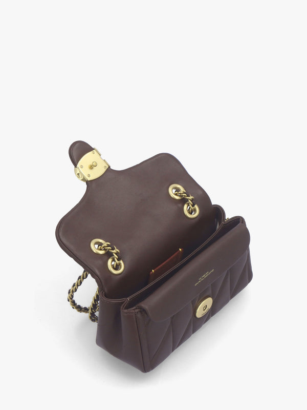 Tabby 20 Quilted Maple Leather Shoulder Bag