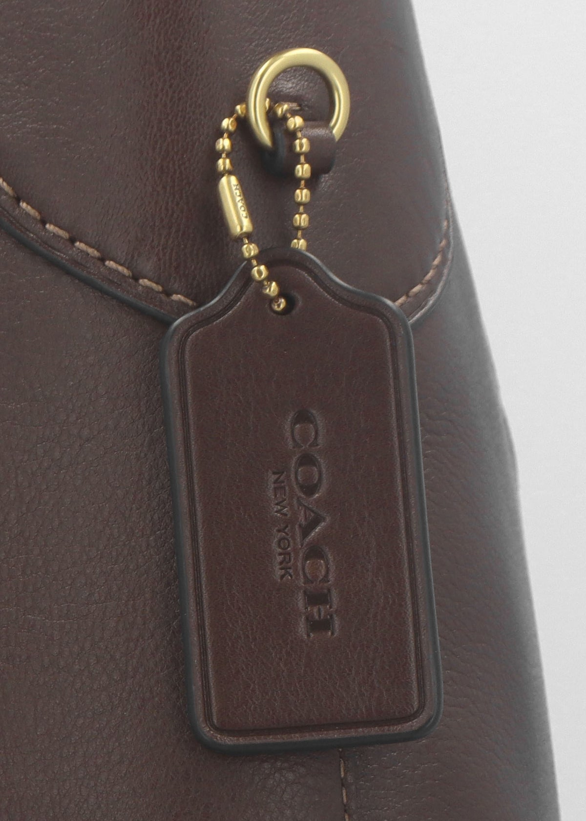 Brooklyn 39 Brass Maple Leather Shoulder Bag