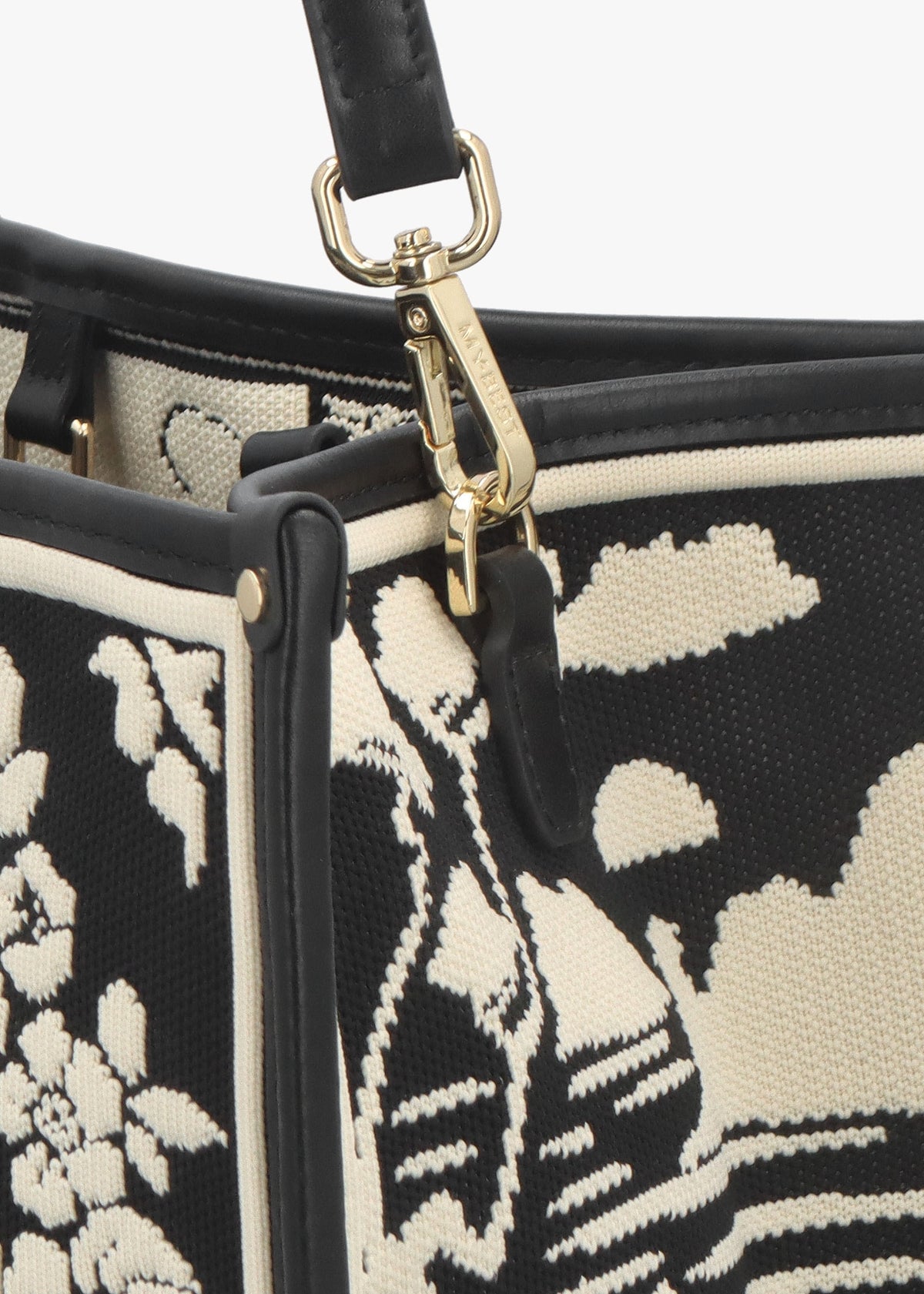 Black Tapestry Tote Bag