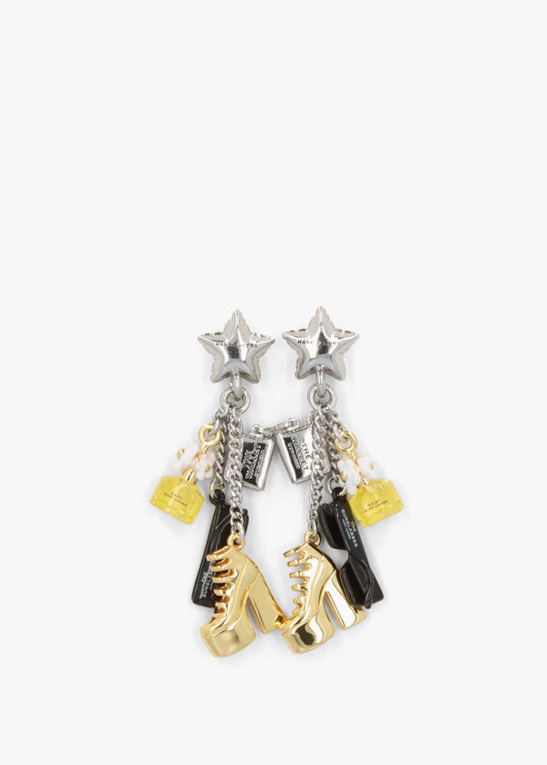 The Mini Icon Charm Gold Silver Earrings