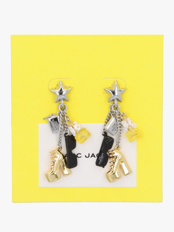 The Mini Icon Charm Gold Silver Earrings