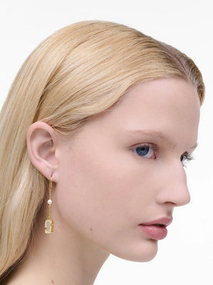 The J Marc Luxe Linear Gold Earrings