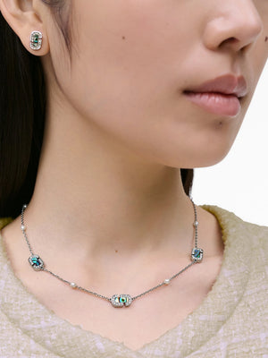 The J Marc Luxe Station Sliver Necklace