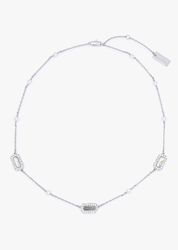 The J Marc Luxe Station Sliver Necklace