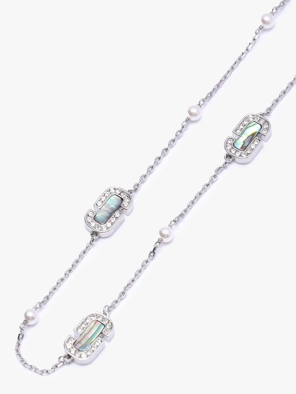 The J Marc Luxe Station Sliver Necklace