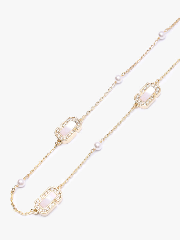 The J Marc Luxe Station Gold Necklace