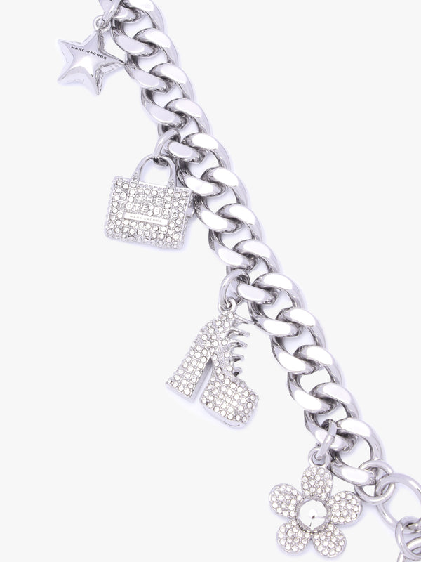 The Pave Mini Icon Silver Bracelet