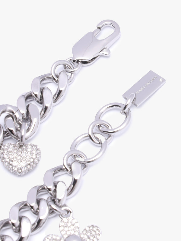 The Pave Mini Icon Silver Bracelet