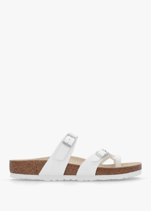 Mayari White Birko-Flor Thong Sandals