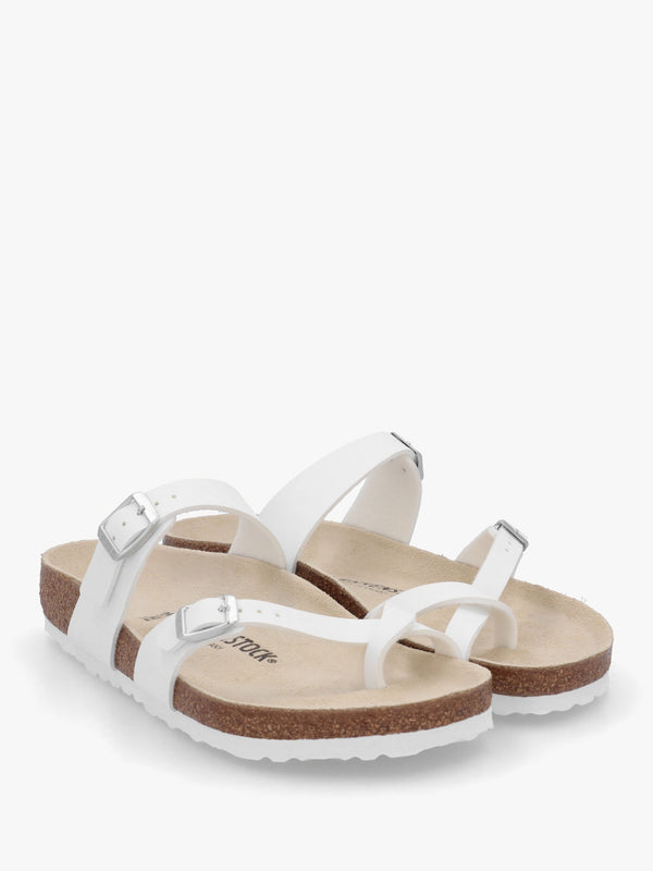 Mayari White Birko-Flor Thong Sandals