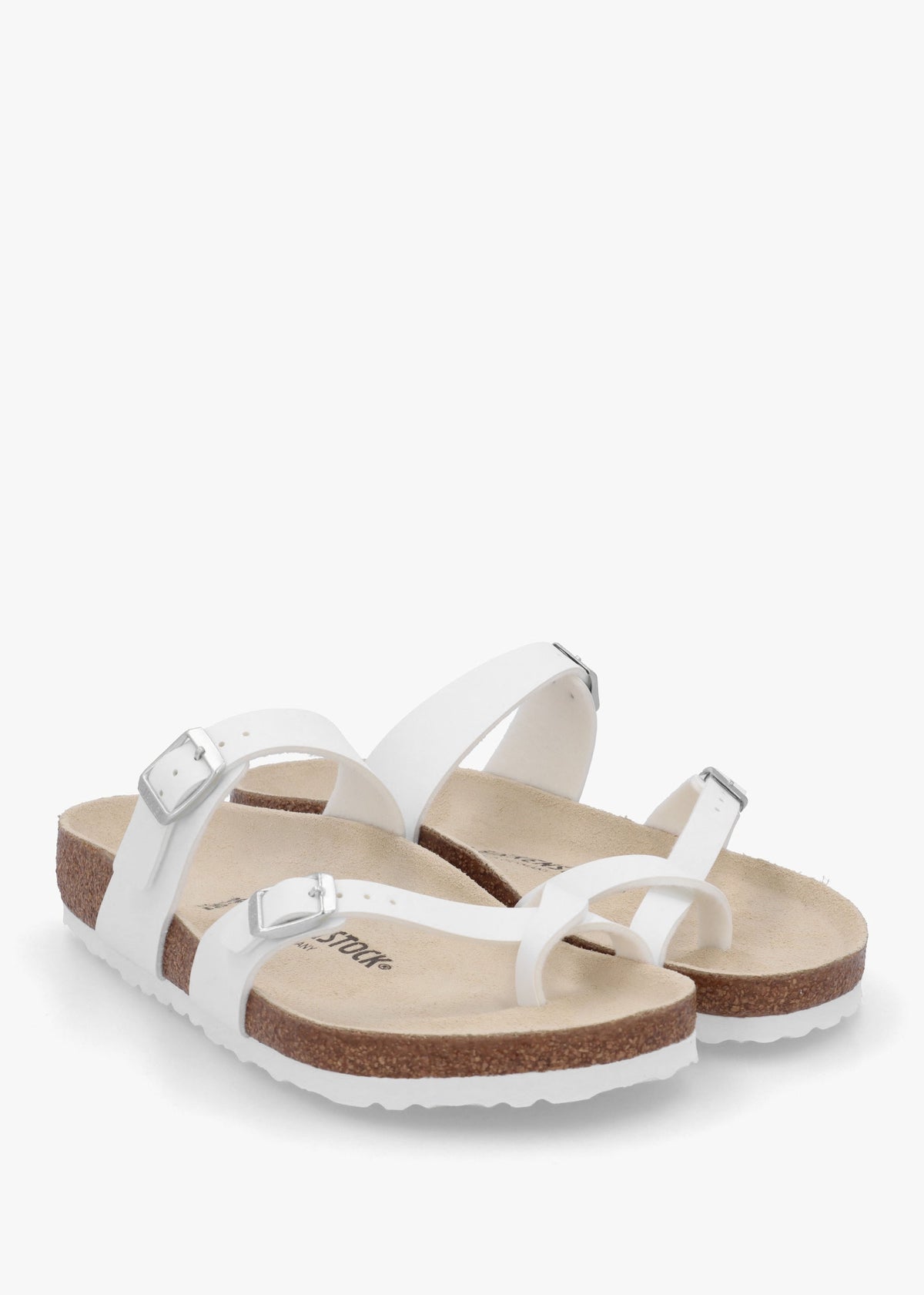 Mayari White Birko-Flor Thong Sandals