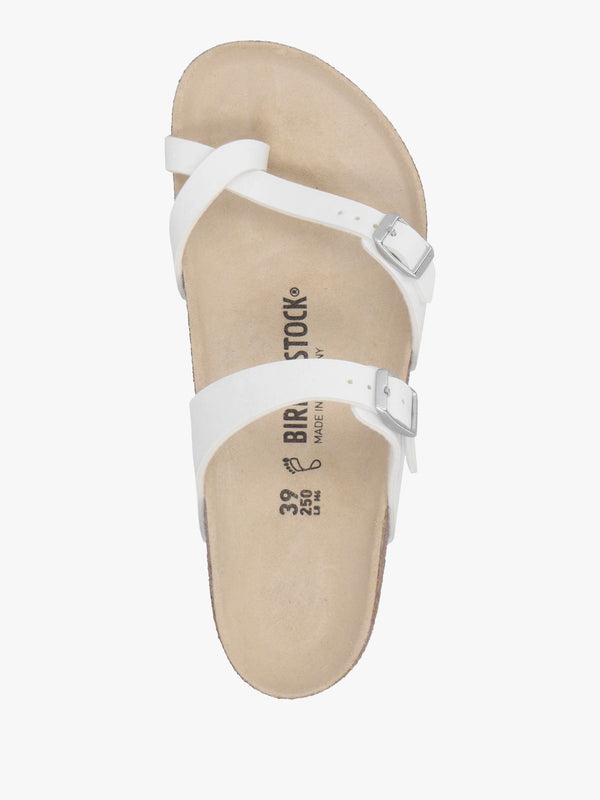 Mayari White Birko-Flor Thong Sandals